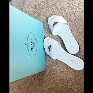 Fashion slides/sandals. Preowned